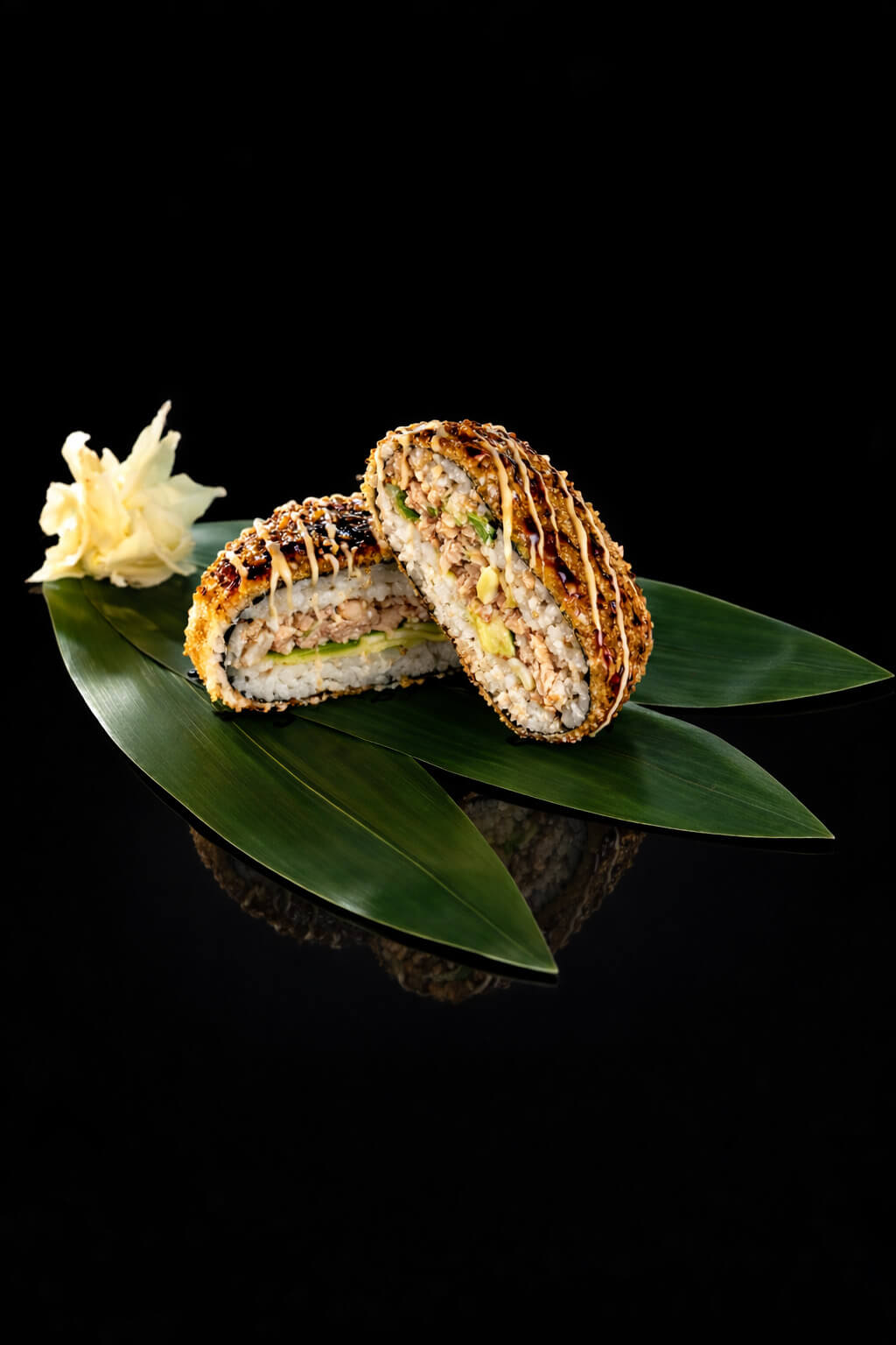 Sushi Burger Fried Sake