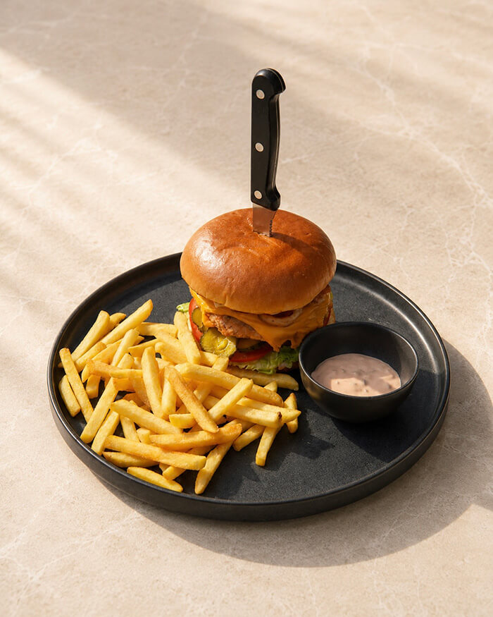 Burger cu pui